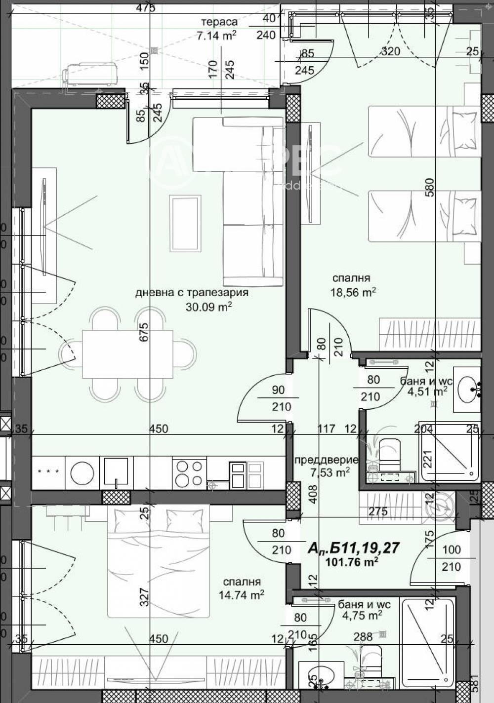 Продава 3-СТАЕН, гр. Пловдив, Тракия, снимка 4 - Апартаменти - 55612426