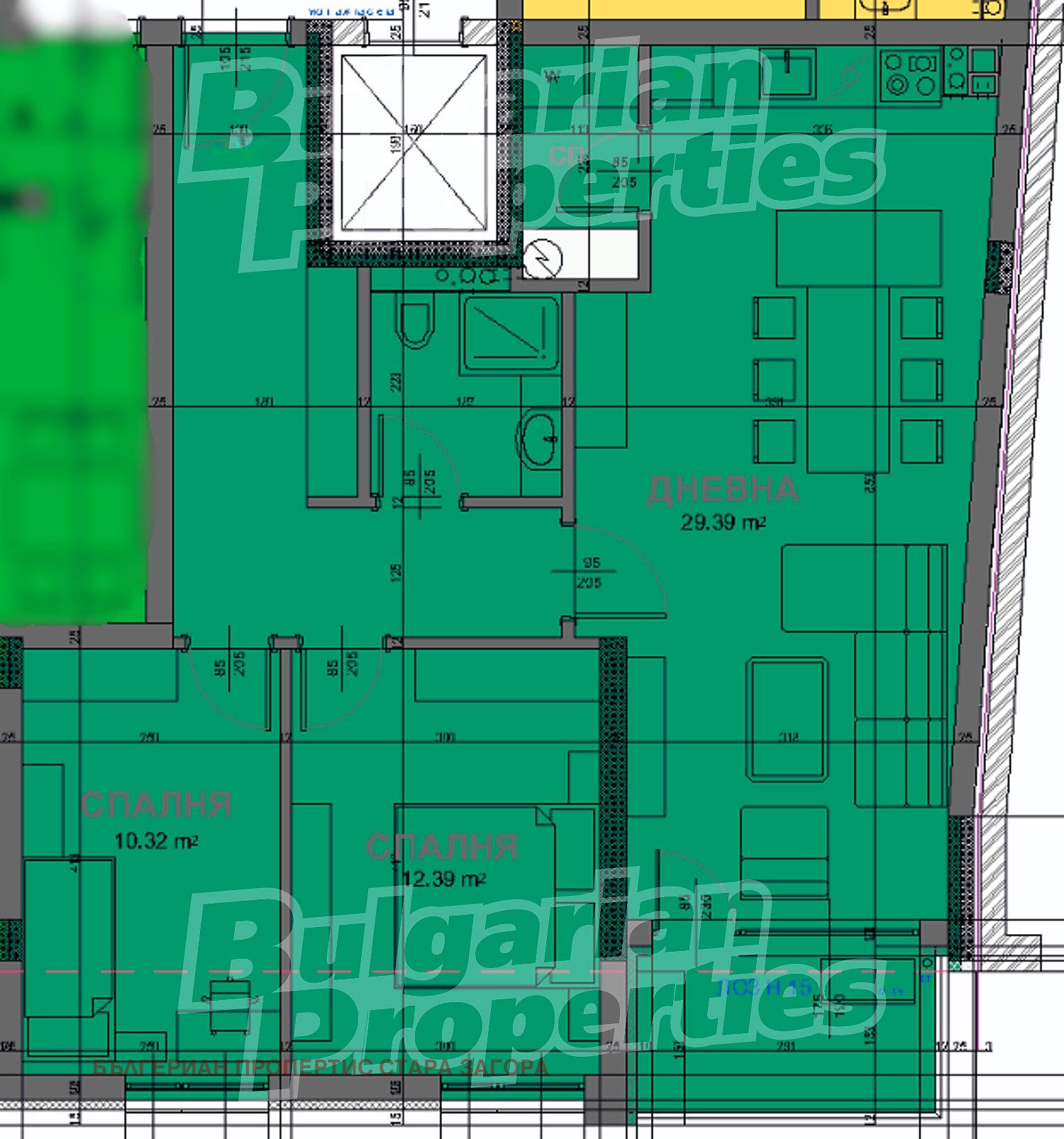 Продава 3-СТАЕН, гр. Стара Загора, Казански, снимка 2 - Апартаменти - 54105741