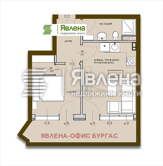 Продава 2-СТАЕН, гр. Поморие, област Бургас, снимка 1 - Aпартаменти - 49107644