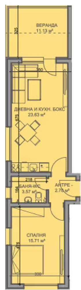 Продава 2-СТАЕН, гр. Пловдив, Прослав, снимка 4 - Апартаменти - 53914369