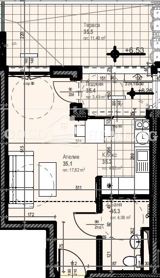 Eladó  Stúdió Plovdiv , Karsijaka , 51 négyzetméter | 50934443 - kép [5]