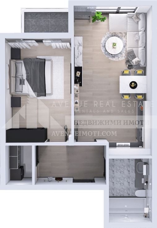 Til salgs  1 soverom Plovdiv , Jusjen , 74 kvm | 61642577 - bilde [4]