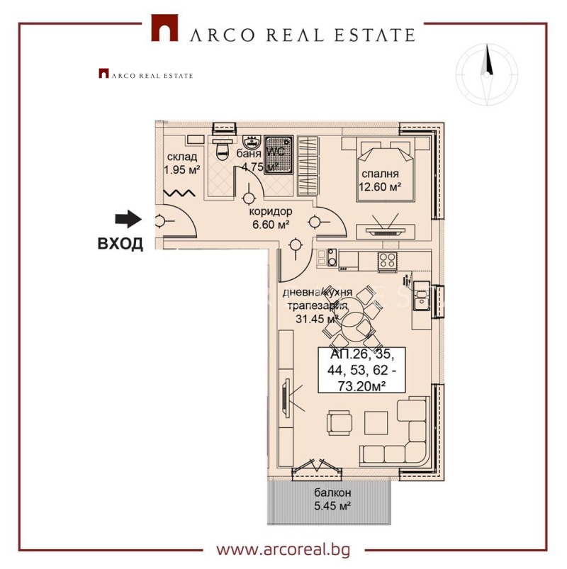Продава 2-СТАЕН, гр. София, Сухата река