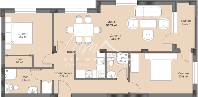 Продава  3-стаен град Пловдив , Беломорски , 106 кв.м | 13270114 - изображение [2]