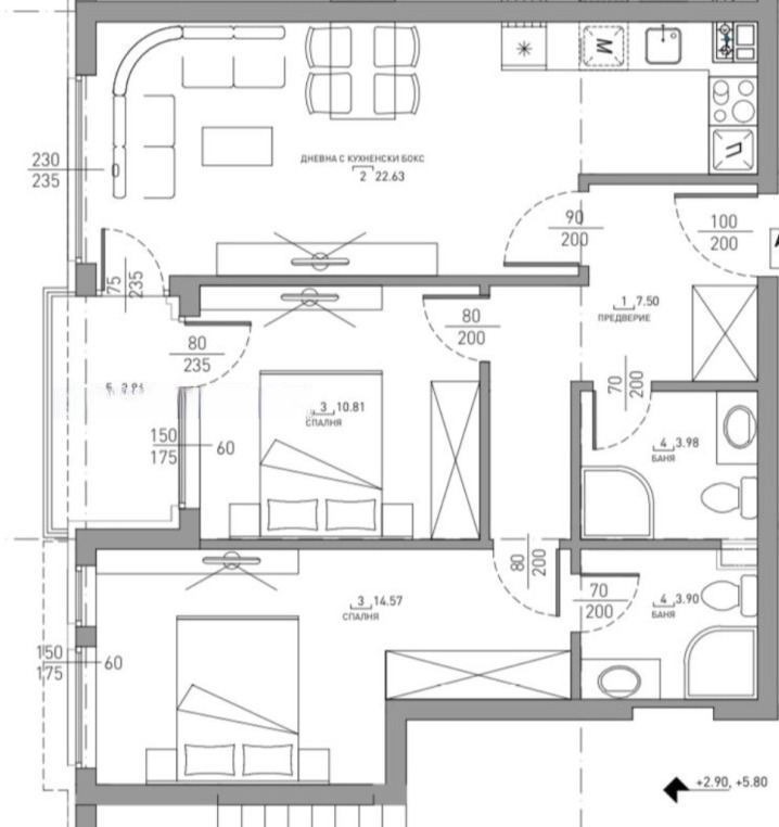 Продава 3-СТАЕН, гр. София, Малинова долина, снимка 6 - Апартаменти - 52304734