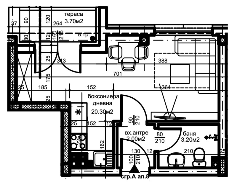 Продава  1-стаен град Пловдив , Христо Смирненски , 40 кв.м | 60555939 - изображение [2]