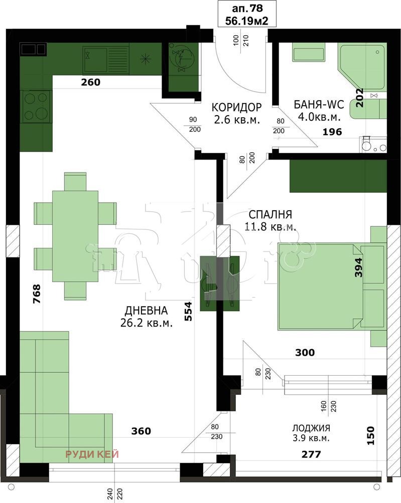 Продава 2-СТАЕН, гр. Варна, Кайсиева градина, снимка 1 - Aпартаменти - 49194932