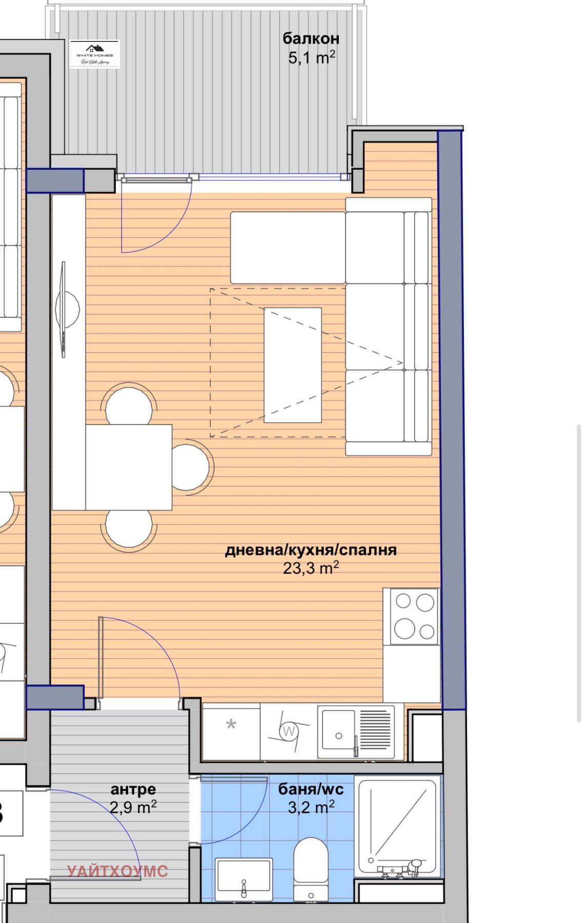 Продава 1-СТАЕН, гр. София, Студентски град, снимка 2 - Апартаменти - 53951546