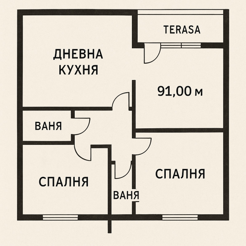 Продава  3-стаен град Пловдив , Христо Смирненски , 91 кв.м | 47400073