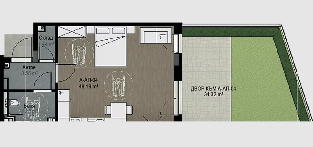 Продава 1-СТАЕН, гр. София, Витоша, снимка 6 - Апартаменти - 54037498