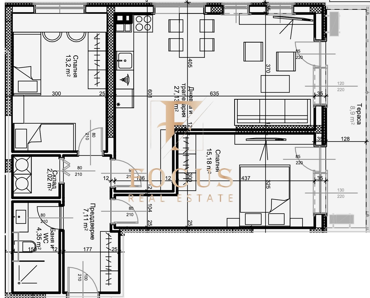 Продава 3-СТАЕН, гр. Пловдив, Остромила, снимка 2 - Апартаменти - 54041181