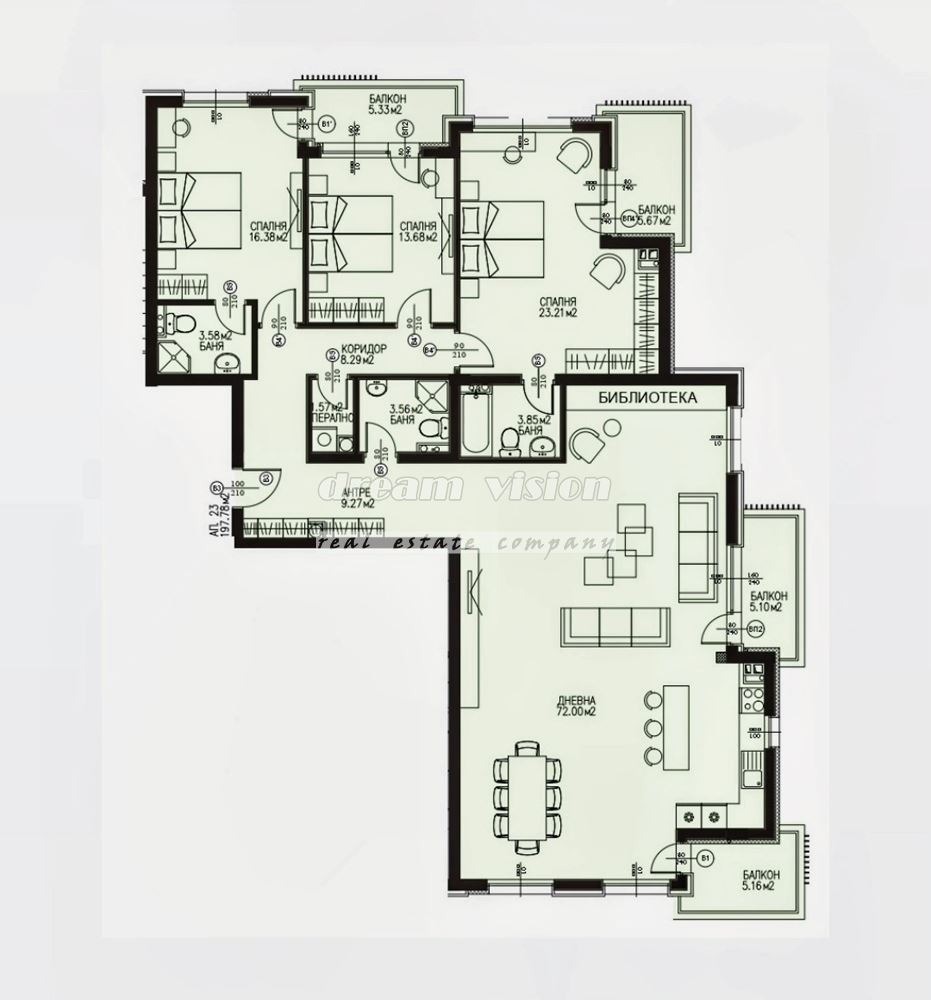 Продава 4-СТАЕН, гр. София, Драгалевци, снимка 7 - Апартаменти - 56582424