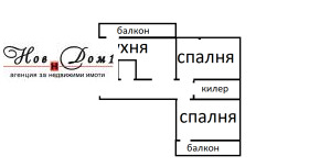 2 спаваће собе Вазраждане 2, Варна 1