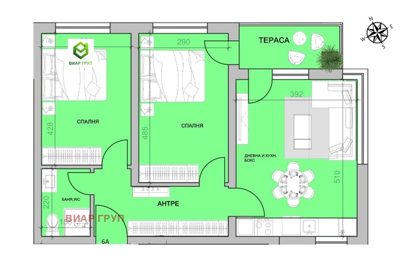 Продава 3-СТАЕН, гр. Пловдив, Христо Смирненски, снимка 7 - Aпартаменти - 49601283