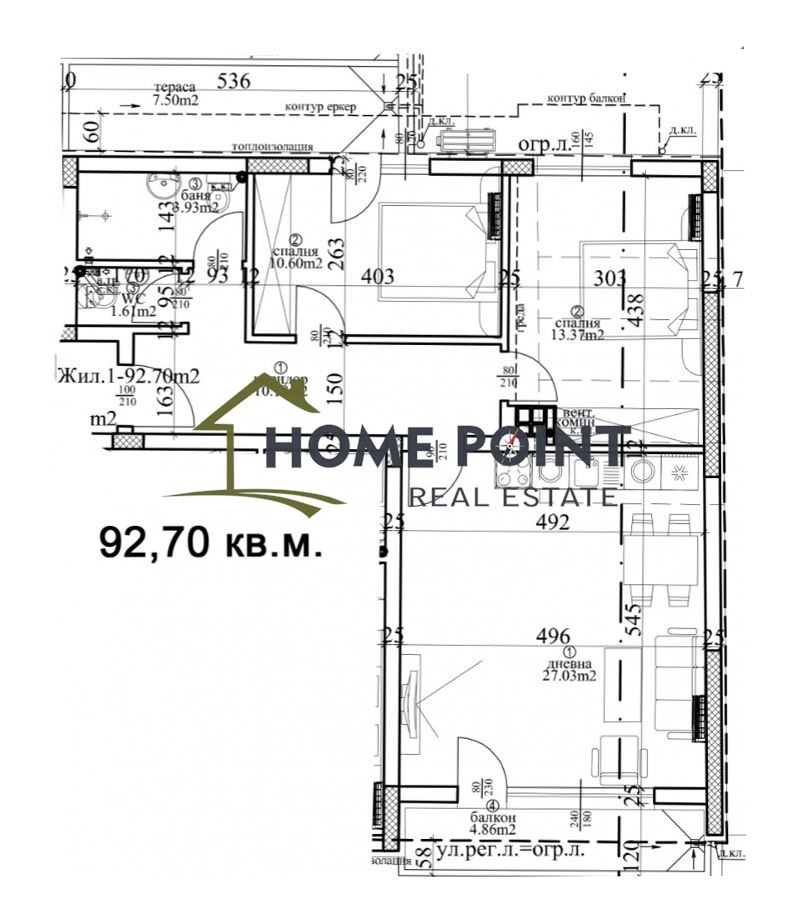 Продава 3-СТАЕН, гр. Варна, Център, снимка 5 - Апартаменти - 53121809