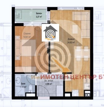 De vânzare  1 dormitor Sofia , Mladost 4 , 70 mp | 89166425 - imagine [16]