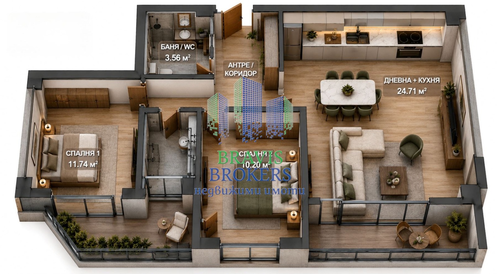 Продава 3-СТАЕН, гр. Варна, Възраждане 1, снимка 3 - Апартаменти - 54562526