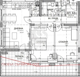 Продава 3-стаен град София Славия - [1] 