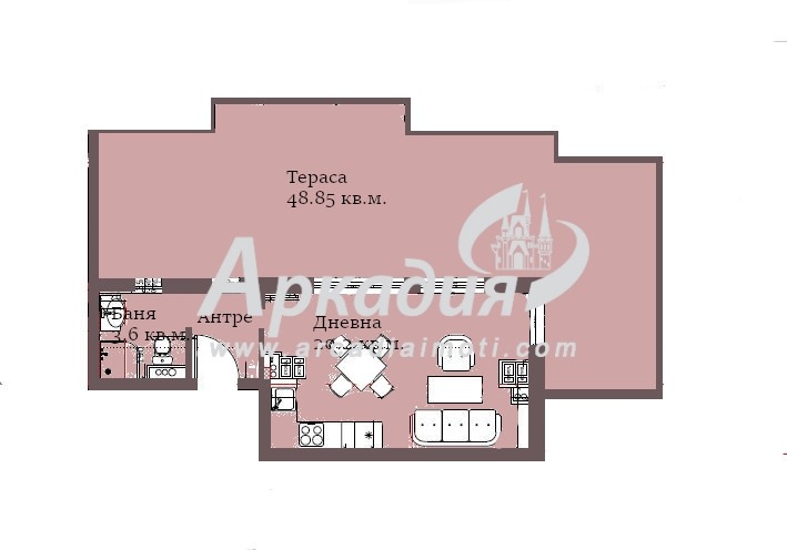De vânzare  Studio Plovdiv , Vâstaniciesci , 89 mp | 94150076
