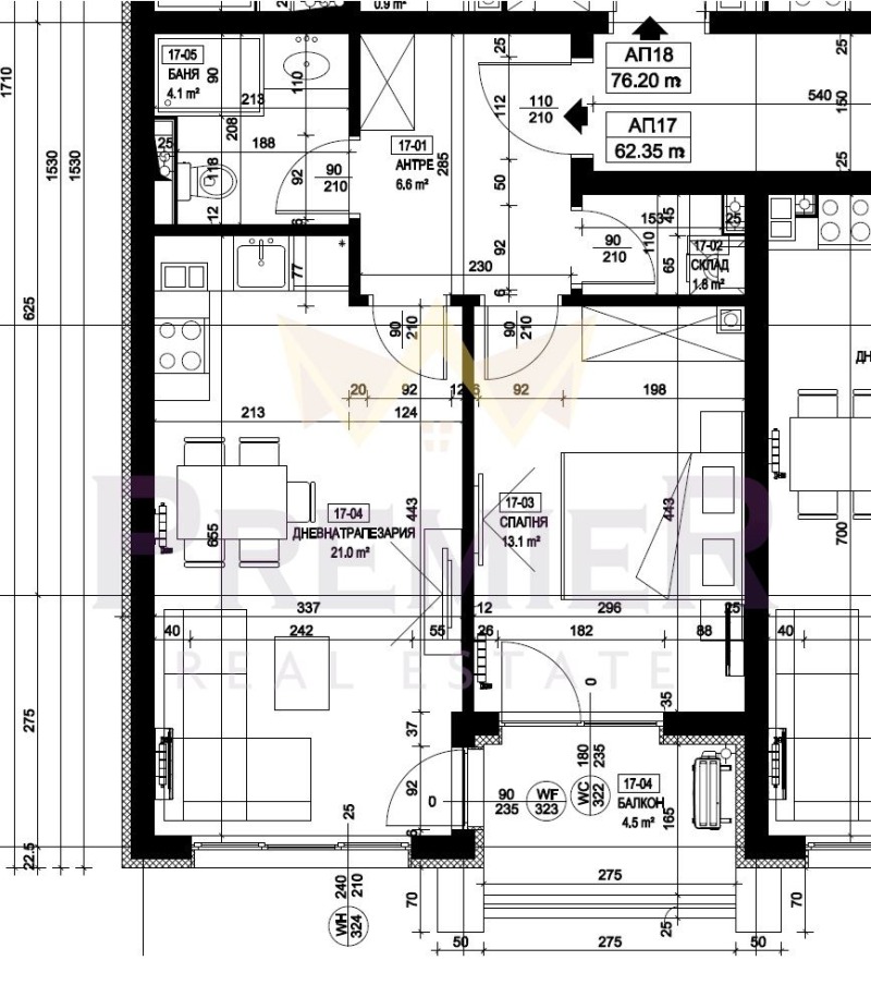 À venda  1 quarto Sofia , Malinova dolina , 76 m² | 99948303 - imagem [7]