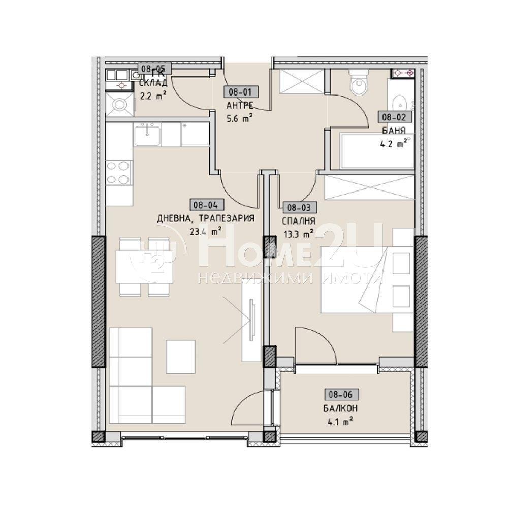 Продава 2-СТАЕН, гр. София, Малинова долина, снимка 4 - Апартаменти - 53705307