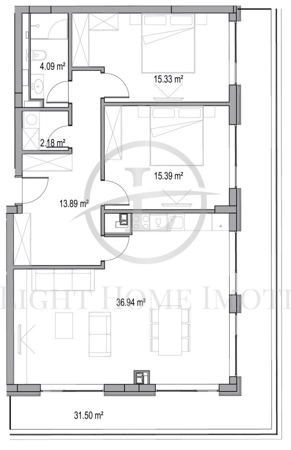 Myytävänä  2 makuuhuonetta Plovdiv , Hristo Smirnenski , 151 neliömetriä | 97443439 - kuva [5]