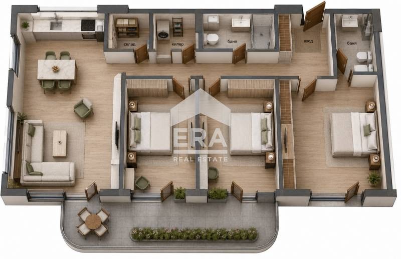 Продава 4-СТАЕН, гр. София, Хладилника, снимка 7 - Апартаменти - 55343121