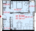 Продава 2-СТАЕН, град Бургас, Изгрев • 152580 € / 298420.54 лв. • 83220000 3