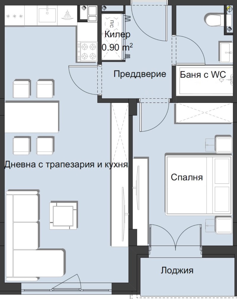 Продава 2-СТАЕН, гр. Пловдив, Христо Смирненски, снимка 1 - Aпартаменти - 48952890