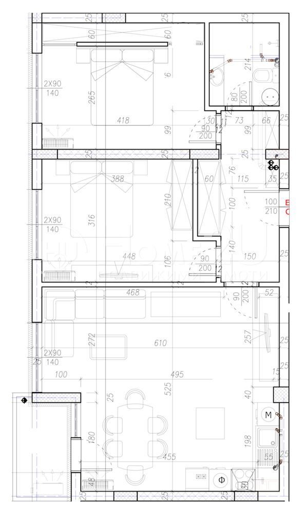 In vendita  2 camere da letto Varna , Vladislav Varnenchik 1 , 94 mq | 77877989 - Immagine [3]