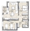 Продава 3-СТАЕН, град Пловдив, Гагарин • 133200 € / 260516.56 лв. • 27363918 4