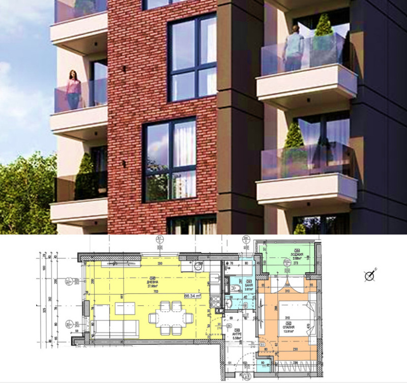 Продава  2-стаен град София , Център , 81 кв.м | 62071414