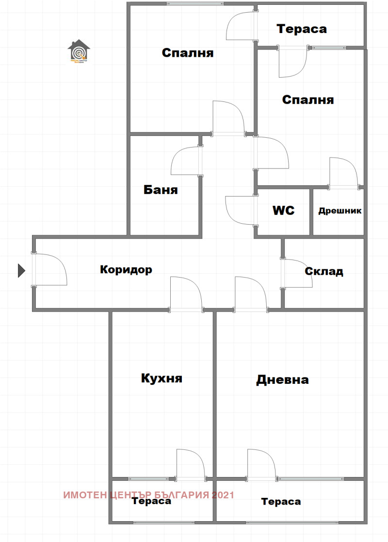 Продается  3 спальни София , Люлин 6 , 122 кв.м | 14640179 - изображение [3]