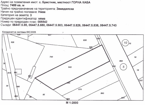 Na prodej  Spiknutí oblast Plovdiv , Asenovgrad , 7459 m2 | 94499786