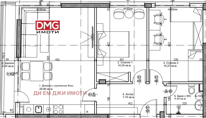 Продава 3-СТАЕН, гр. София, Левски В, снимка 3 - Апартаменти - 52798412