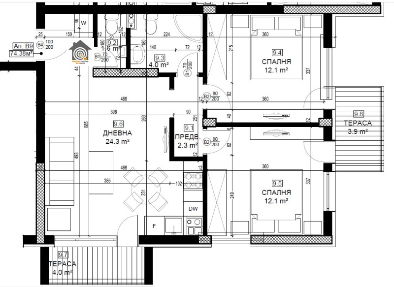 Продава  3-стаен град София , Малинова долина , 90 кв.м | 89301292 - изображение [3]