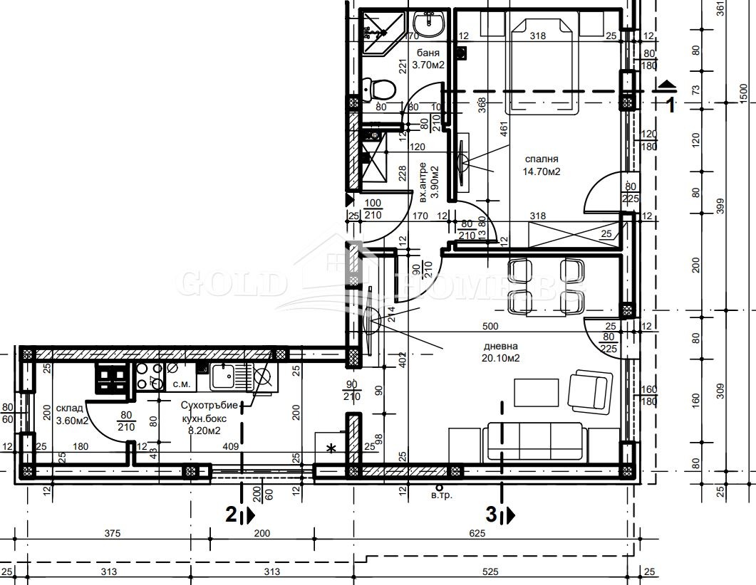 Продава 2-СТАЕН, гр. Пловдив, Прослав, снимка 8 - Апартаменти - 54287113