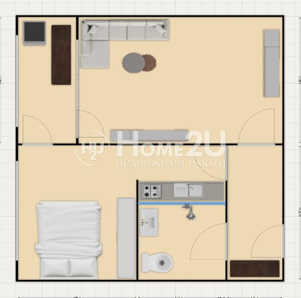 Продава 2-СТАЕН, гр. Бургас, Славейков, снимка 7 - Апартаменти - 55141618