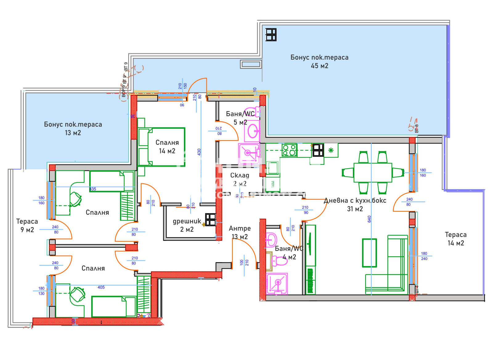 Продава МНОГОСТАЕН, гр. Пловдив, Кършияка, снимка 3 - Апартаменти - 54275690