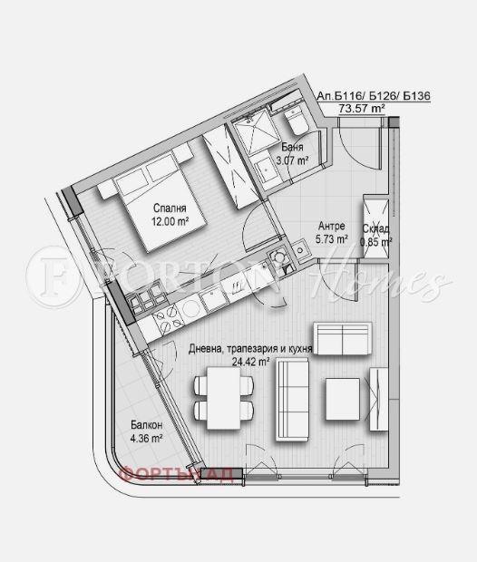 Продава 2-СТАЕН, гр. София, Витоша, снимка 7 - Aпартаменти - 49488653