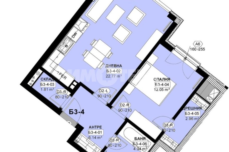 Продается  1 спальня София , Студентски град , 75 кв.м | 92787738 - изображение [4]