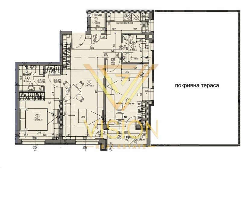 Продава 3-СТАЕН, гр. София, Бъкстон, снимка 1 - Aпартаменти - 48624135