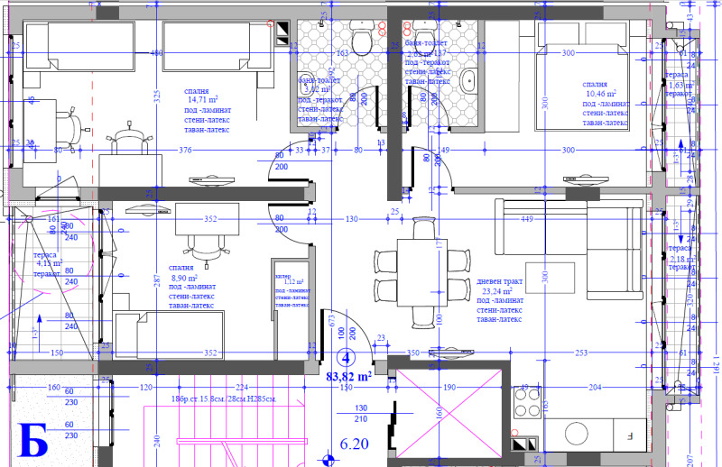 Na prodej  3 ložnice Varna , Kajsieva gradina , 100 m2 | 44563521 - obraz [3]