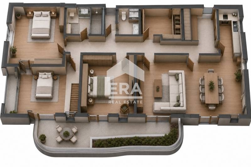 Продава 4-СТАЕН, гр. София, Лозенец, снимка 6 - Апартаменти - 55343089
