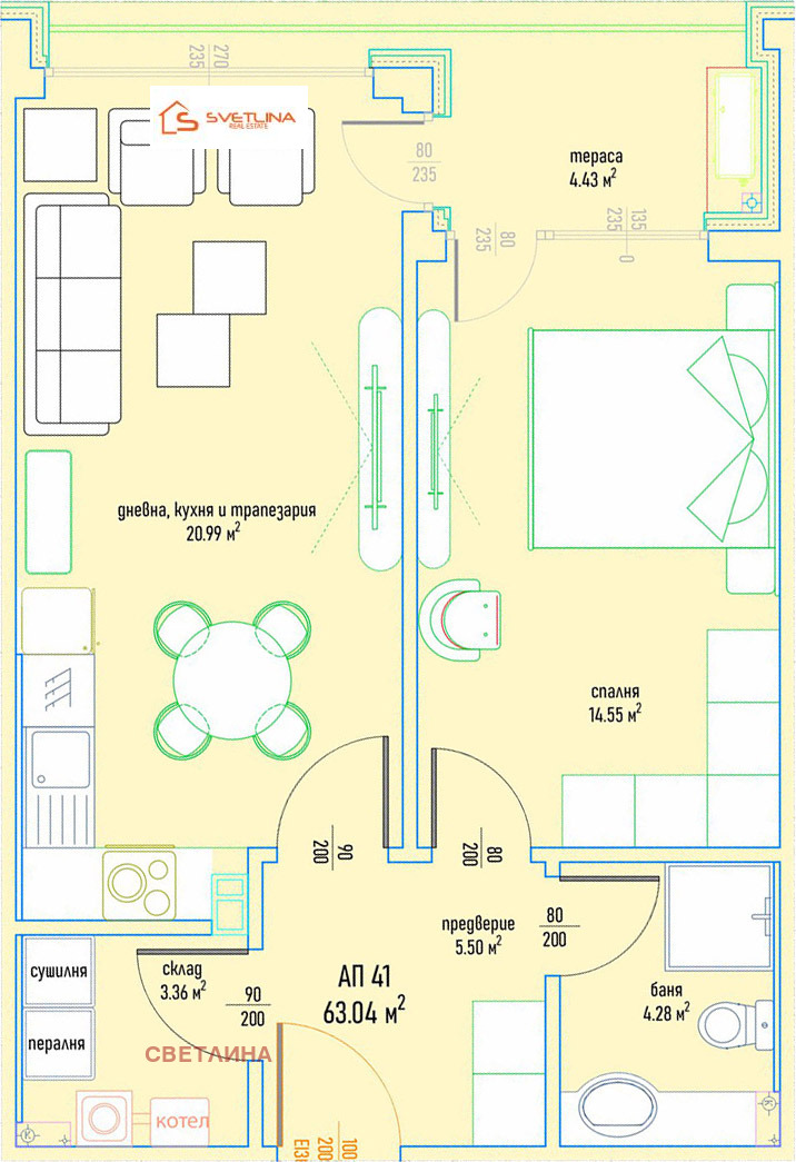 Te koop  1 slaapkamer Sofia , Malinova dolina , 77 m² | 75747750 - afbeelding [4]