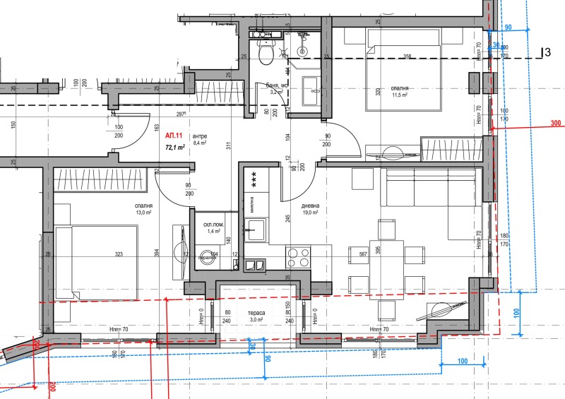 En venta  2 dormitorios Sofia , Slatina , 86 metros cuadrados | 44208475 - imagen [3]