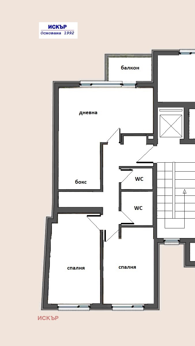 Eladó  2 hálószobás Sofia , Nadezsda 2 , 103 négyzetméter | 28817872