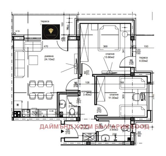 À venda  2 quartos Plovdiv , Belomorski , 97 m² | 25409740 - imagem [2]