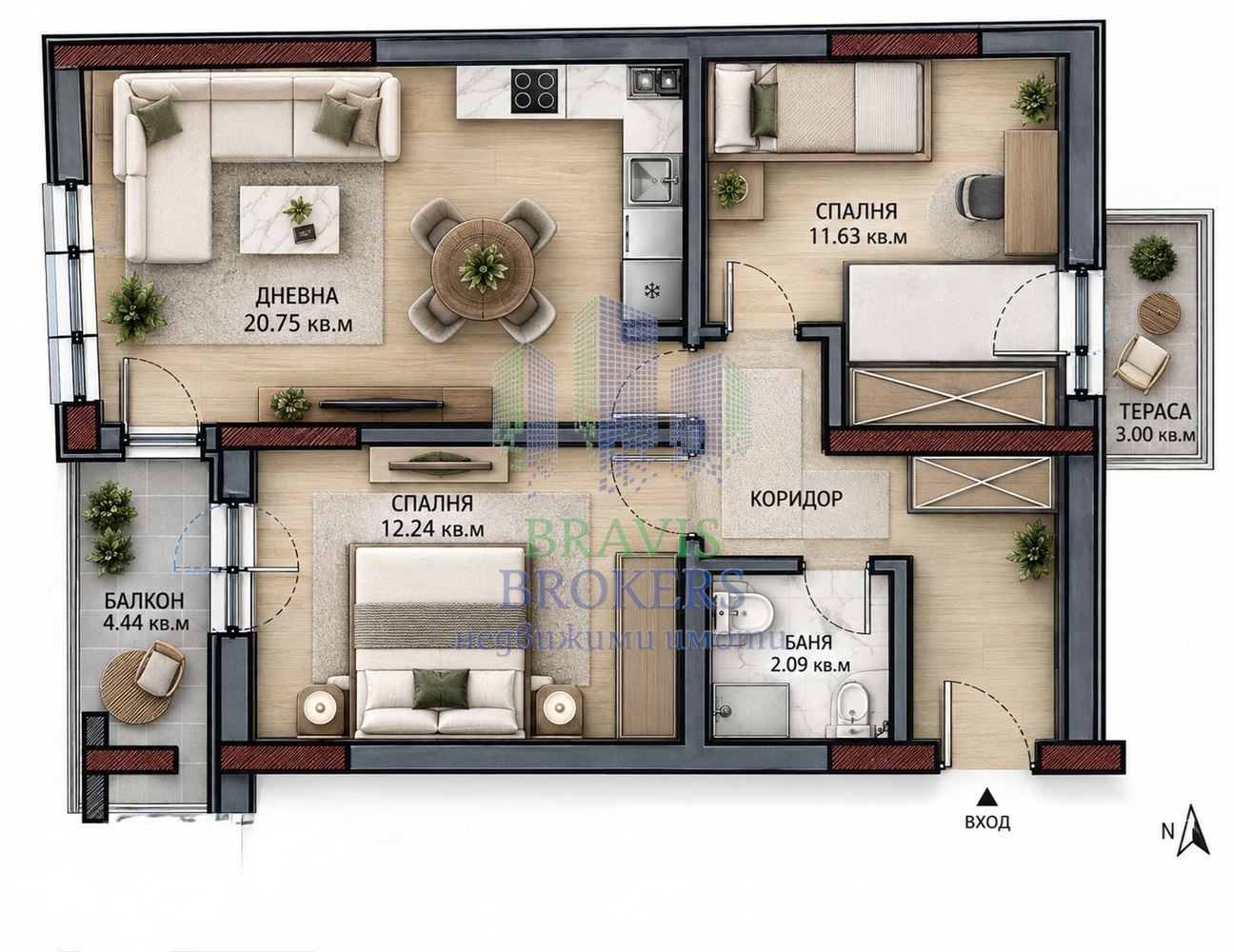 Продава 3-СТАЕН, гр. Варна, Левски 1, снимка 2 - Апартаменти - 56013369