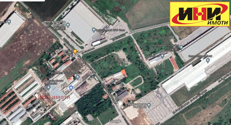 Продава ПАРЦЕЛ в град Русе, Нова промишлена зона - 2618 кв.м / 130 900 € » 256 018.15 лв., ИНИ ИМОТИ
